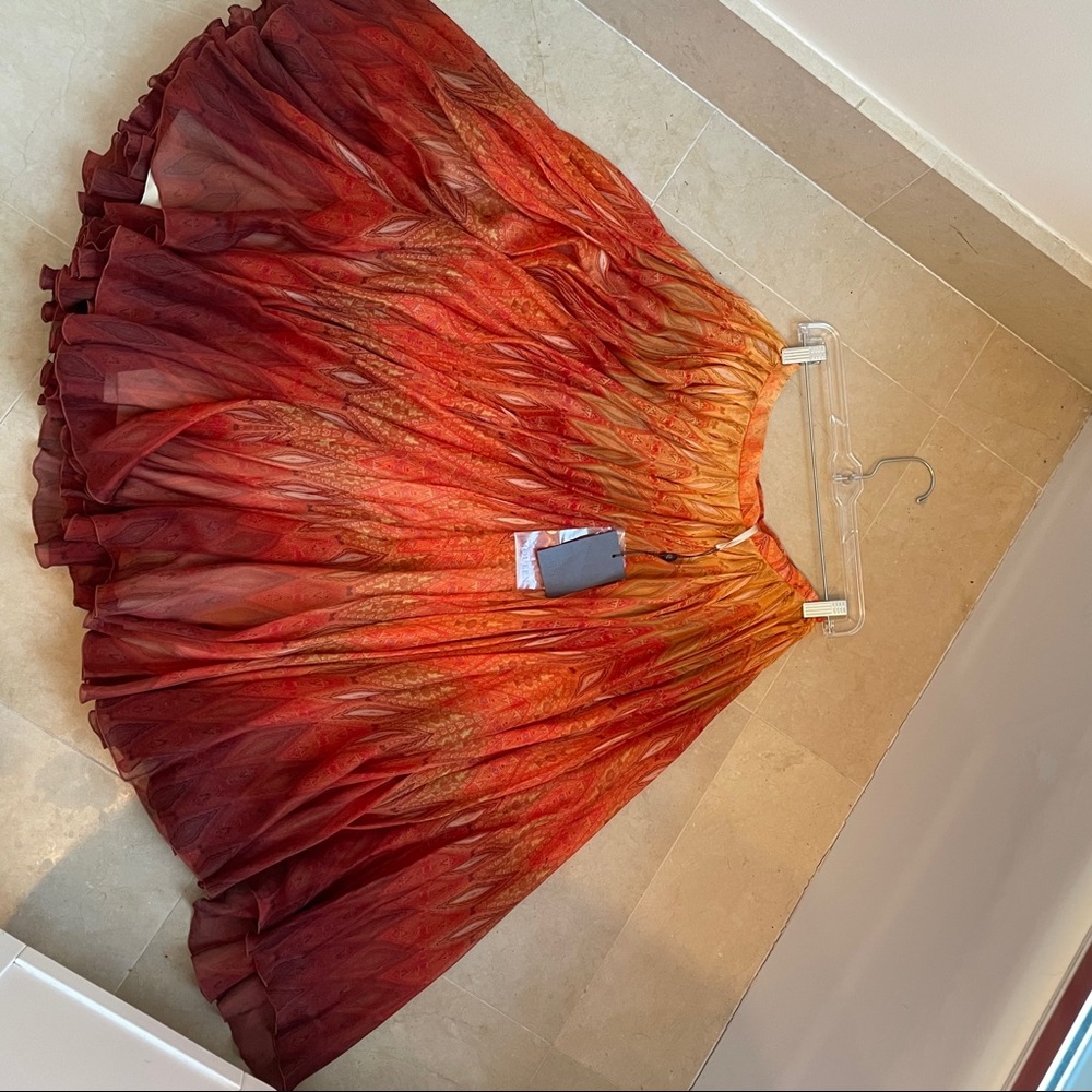 Alexander McQueen silk skirt -one of a kind